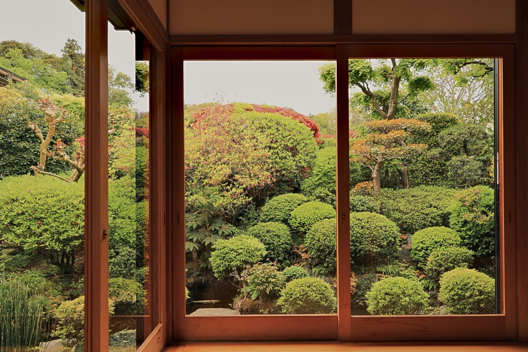 古刹・長福寺の茶庭 写真11